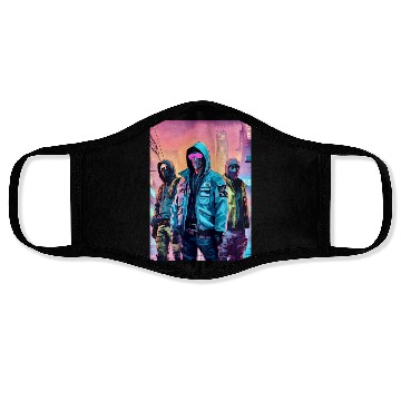 Discover Cyberpunk Vigilantes Face Masks