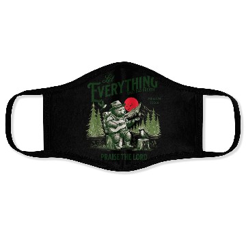 Discover Christian Bible Verse Bear Let Everything That Bre Face Masks
