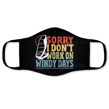 Discover Beach Windsurfing Windsurfer Windsurf Beginner Face Masks