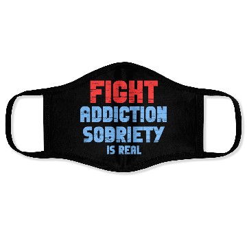 Discover Fight Addiction Sobriety Is Real Overdose Stigma Face Masks