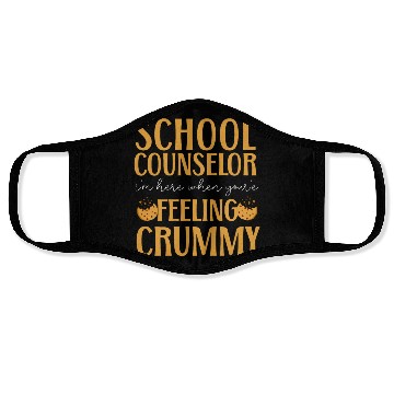 Discover School Counselor Pun School Face Masks