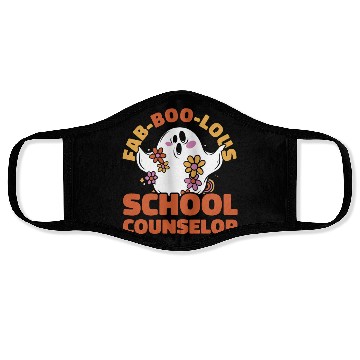 Discover School Counselor Halloween Ghost Face Masks