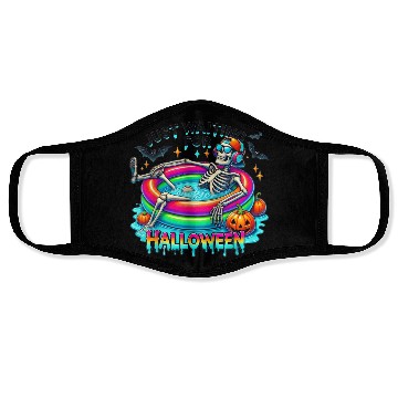 Discover Funny Just Waiting For Halloween Skeleton Face Masks