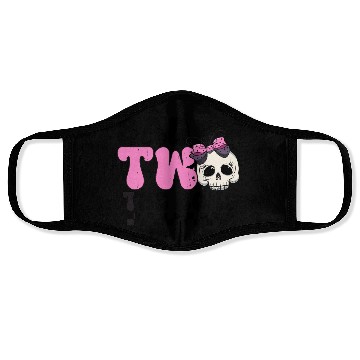 Discover Bad Two The Bone Birthday 2nd Toddler Halloween Face Masks