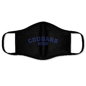 Discover Cougars Tennis Design 2 Face Masks