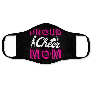 Discover Proud Cheer Mom Cheerleading Mommy Mother's Day Face Masks