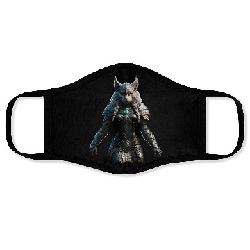 Discover Valkyrie cat (Viking cat) Valhalla calling Face Masks