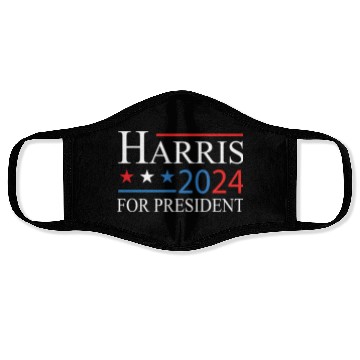 Discover Kamala Harris 2024 For President Election Campaign Face Masks