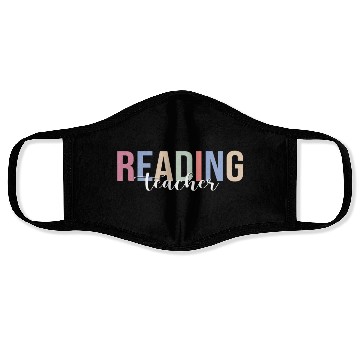 Discover Reading Teacher Book Reading Read Face Masks