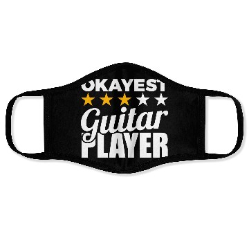 Discover Okayest Guitar Player Face Masks