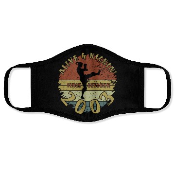 Discover 21st birthday Alive and kickin since 10/2003 Face Masks