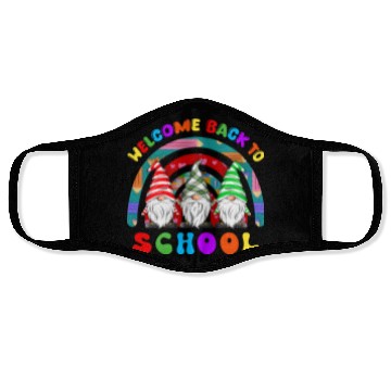 Discover Welcome Back To School Gnome Lovers Face Masks