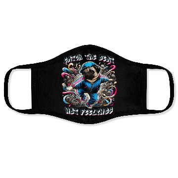 Discover Breakdancing B-boy Catch the Beat Face Masks