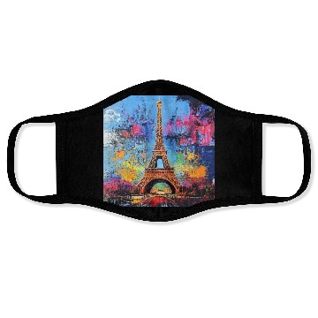 Discover Paris-Eiffel Tower Face Masks