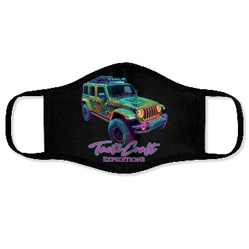 Discover Jeep overland Face Masks