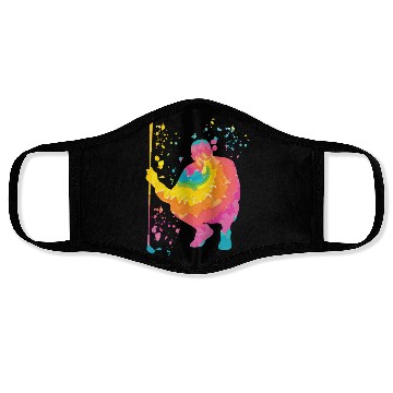 Discover Golfer Colorsplash Kids Miniature Golf Face Masks