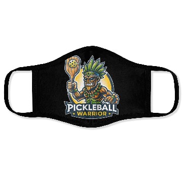 Discover Pickleball Warrior Face Masks