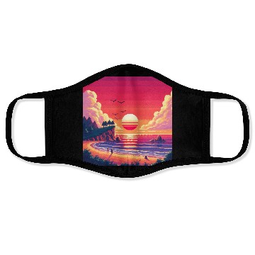 Discover sunset Face Masks