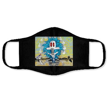 Discover The music never goes away. Face Masks