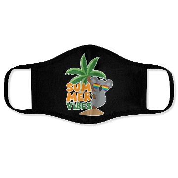 Discover Summer Vibes Koala Face Masks