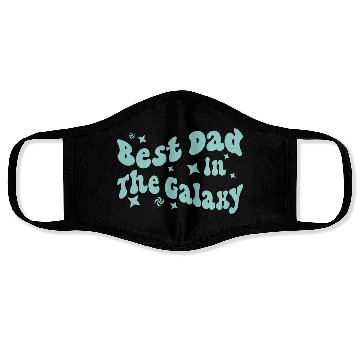 Discover best dad in the galaxy logo father day gift dad Face Masks