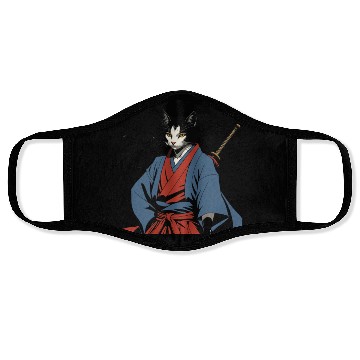 Discover Samurai Cat Face Masks