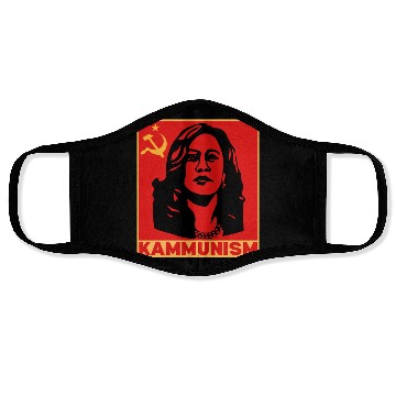 Discover Kamala Harris Kammunism communism 2024 Face Masks