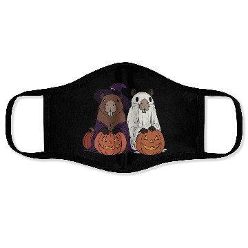 Discover Happy Halloween with the Capybaras Face Masks