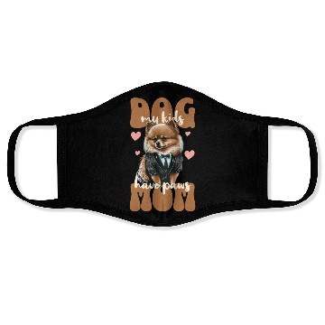 Discover Dog Mom Face Masks