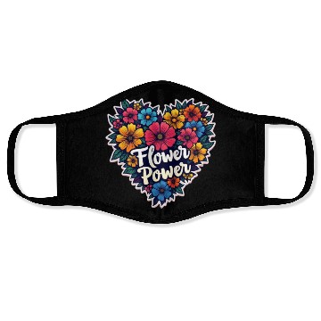 Discover Blooming Strong: Embrace the Power of Flowers" Face Masks