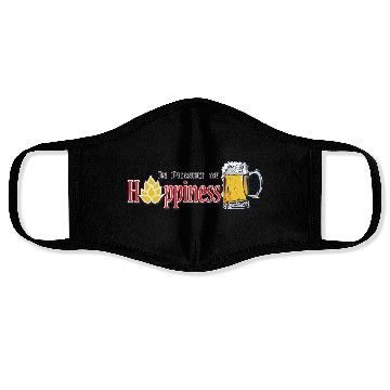 Discover Happiness Brew Beer Mug Design Face Masks