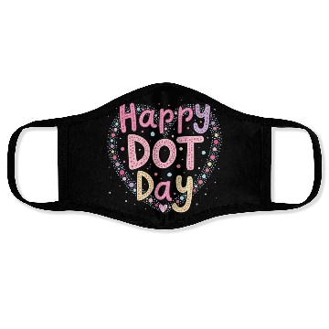 Discover Happy International Dot Day A Splash of Creativity Face Masks