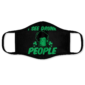 Discover I See Drunk People 2 Face Masks