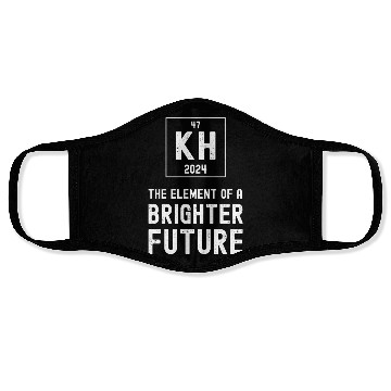 Discover Kamala Harris 2024 Election The Element of Future Face Masks