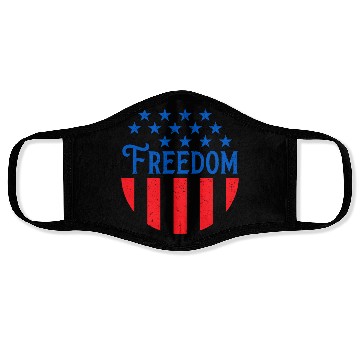 Discover Patriotic Freedom Stars and Stripes Face Masks