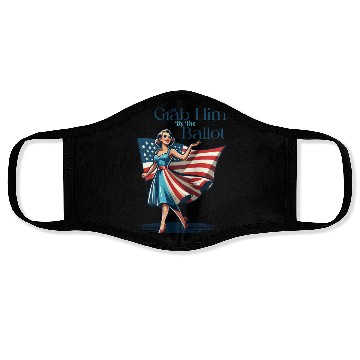 Discover Election USA 2024 Face Masks design