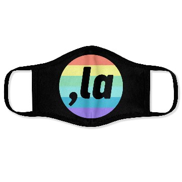 Discover Kamala Harris Comma La Rainbow Election 2024 Face Masks
