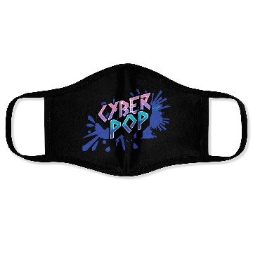 Discover Cyber Pop - Vibrant Y2K Streetwear Aesthetic Face Masks