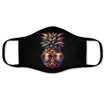 Discover Pineapple Sunglasses Aloha Beaches Hawaii Face Masks