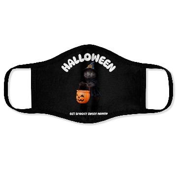 Discover Halloween Is A Lifestyle Funny Gift Face Masks