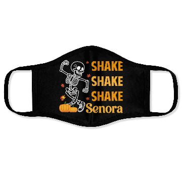 Discover Shake Shake Shake Senora Funny Skeleton Pumkin Hal Face Masks