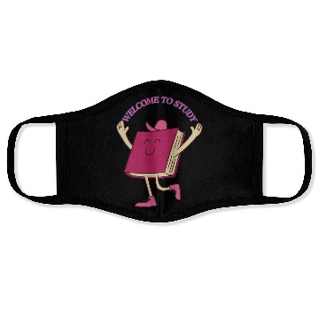 Discover Welcome to study:unlock knowledge,inspire growth. Face Masks