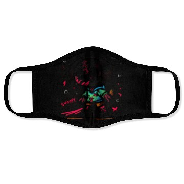 Discover Spooky season zombie dog Face Masks