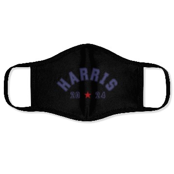 Discover Kamala Harris 2024 Athletic Typography Face Masks