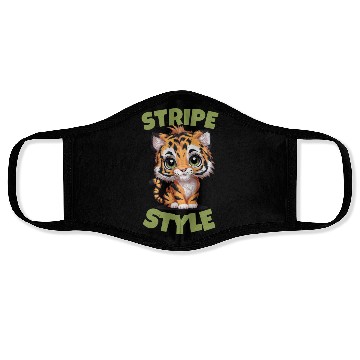 Discover Cute Tiger Stripe Style Face Masks