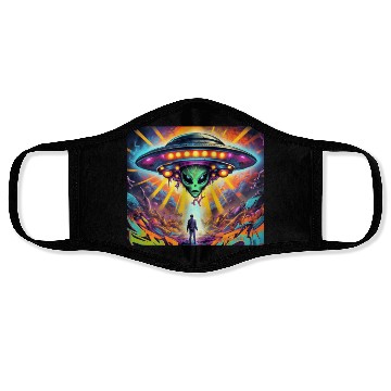 Discover Trippy alien Face Masks