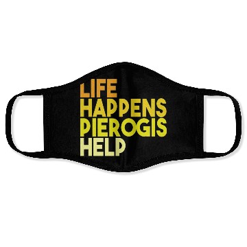 Discover Pierogi Lover Polish Dumpling Pierogies Poland Face Masks