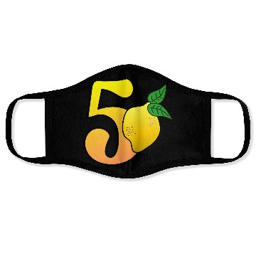 Discover Number 50th Birthday Lemon Face Masks