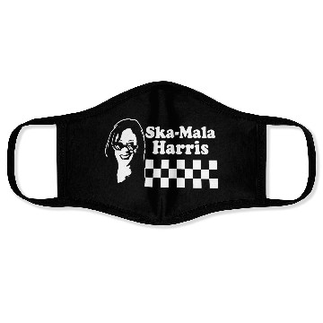 Discover Kamala Harris Ska Mala Harris checkerboard Face Masks