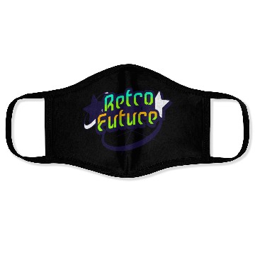 Discover Retro Future - Neon Streetwear for Y2K lovers Face Masks